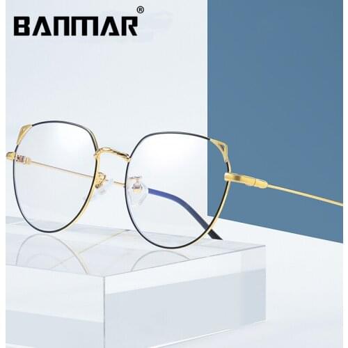 BANMAR Anti Blue Light Optical Frame Men Women Anti Blue Ray Computer Eyeglasses Gaming Glasses For Women Anti Glare Glasses