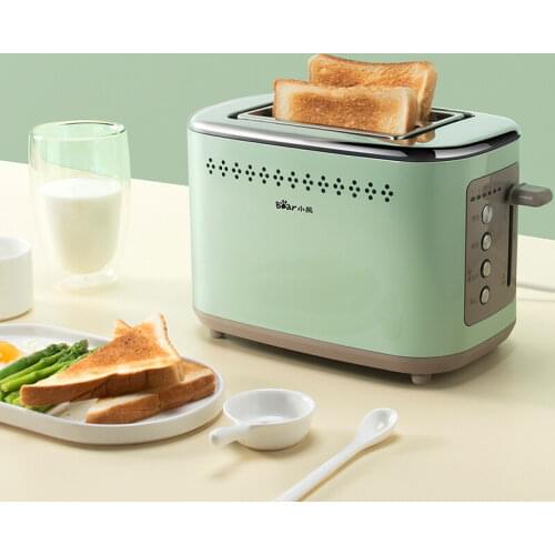 Full Automatic breakfast machine Toaster 2 slice Toaster ovens Household portable 6 gears baking Toasters oven sandwich maker