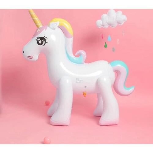 Unicorn Pegasus GINORMOUS YARD SPRINKLER For Kids Adult Summer Backyard Outdoor Water Toys Pool Accessories Child Game Plaything