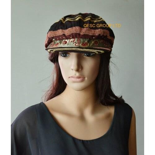 NEW Elegant Yellow brown red ladies winter cap hats warm hat wedding womens hat. FREE SHIPPING