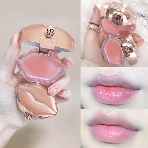 1PC Peach Lip Mask Moisturizing Lip Film Long Lasting Nourish Lip Balm Lip Oil Plump Cosmetic Lips Care Make Up