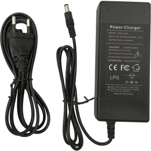 Charger for Kugoo S1 Electric Scooter 42V 1.5Ah Battery Charger(Eu Plug)