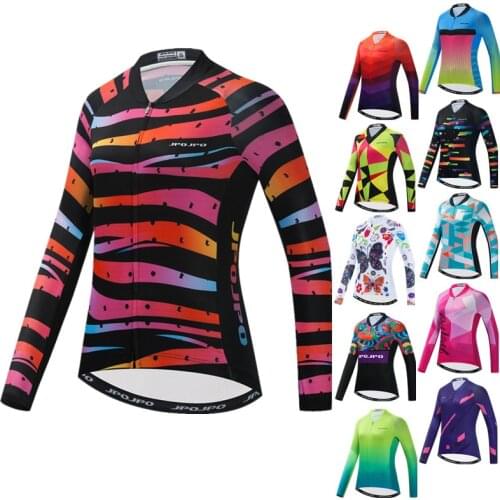 Weimostar Women Cycling Jersey Autumn MTB Bike Jersey Tops Maillot Ciclismo Road Bicycle Clothing Long Sleeve Cycling Jacket
