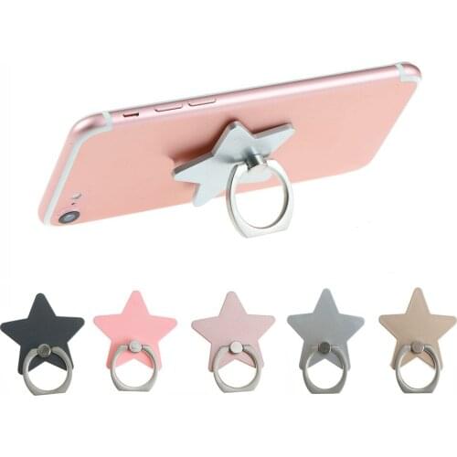 Star Shaped Mobile Phone Ring Bracket Moblie Phone Holder For Cell Phones Universal Phone Bracket