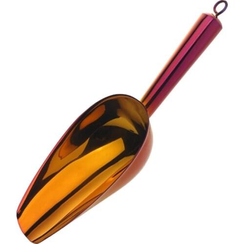 1 Pcs Shovel Candy Ice Square Flour Colorful Stainless Steel Bonbons Beans Shovel Food Scoops Kitchen Utensil