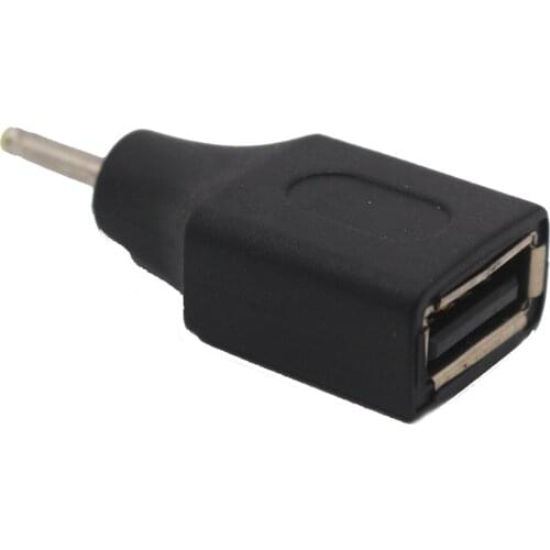 1pc USB 2.0 A Female to DC 2.5mm x 0.7mm Male Connector Charge Barrel Jack Power Adapter for Small DC USB Electronics Charging