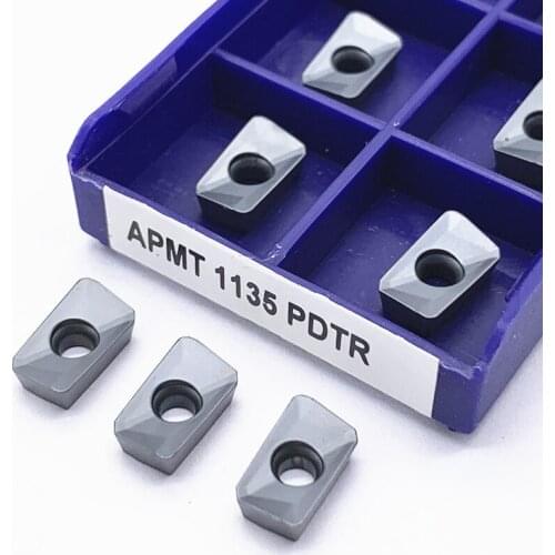 10PCS APMT1135 PDTR LT30 /APKT1135 PDTR LT30 CNC Lathe Turning Tool Carbide Inserts, Steel,Stainless Steel Tools