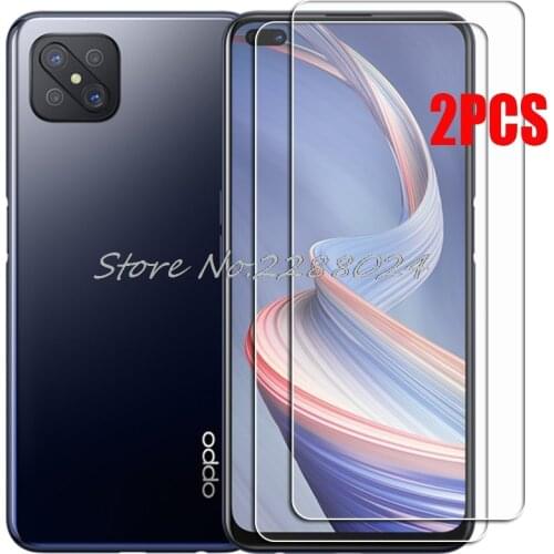 2PCS FOR OPPO Reno4 Z 5G High HD Tempered Glass Protective On Reno4Z CPH2065 Screen Protector Film
