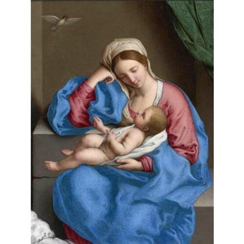 5d Diamond Painting New Arrivals Virgin Mary Diamond Embroidery Sale Christ Religion Kids Rhinestones Mosaic Decor