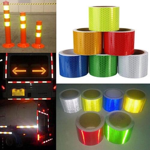 60% Dropshipping!! 3m x 50mm High Intensity Safety Reflective Tape Self Adhesive Safty Tool