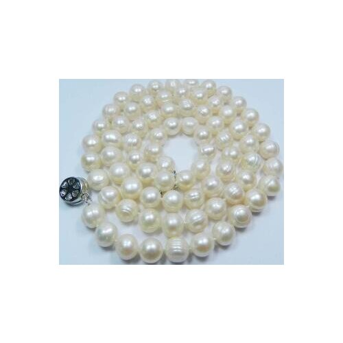 9 - 10 mm white Akoya cultured pearl necklace 25 ">>> women jewerly Free shipping
