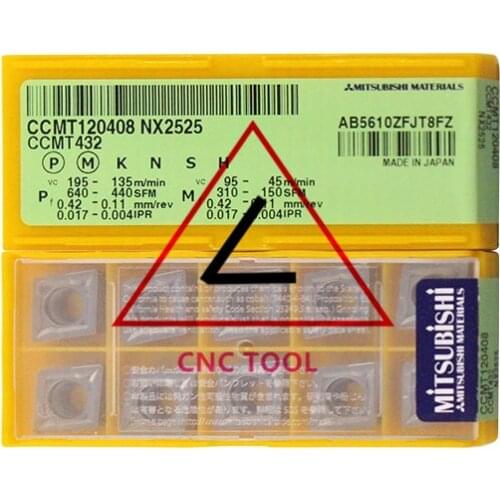 CCMT 120408 NX2525 10pcs original Mitsubishi turning insert DIAEDGE