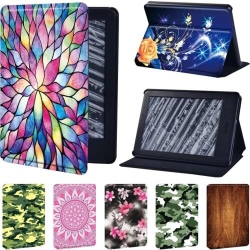 Tablet Case for Kindle Paperwhite 1 5th/2 6th/3 7th/4 10th/Kindle 10th/Kindle 8th PU Leather Stand Cover + Pen