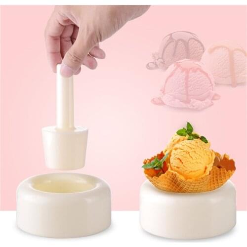 ABS plastic Ice Cream Cone Mold Setting Mold Diy Crispy Ice Cream Skin Baking Mold durable Creative shape cake Food Tool mold