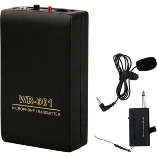 Multifunctional Wireless Lavalier Microphone Transmitter Receiver Lapel Clip-on Mic Stage System Suit for Conference Teaching