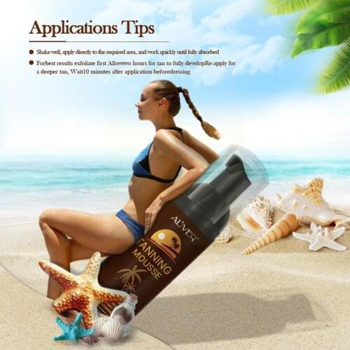 Long Lasting Sunless Tanning Self Tan Organic Self Tanner Fake Bronze Long Hot Tan Tan Natural Mousse Body Lotion Lasting P4Y1