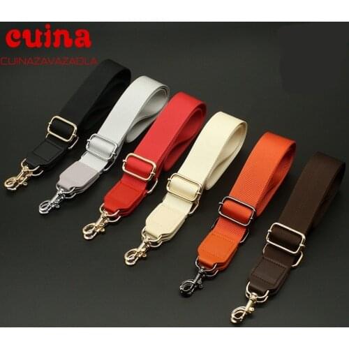 Nylon Cotton Weave O Bag Belt Accessories Diy Women Shoulder Bag Handles Solid Color Handbag Strap Adjustable Hanger Parts