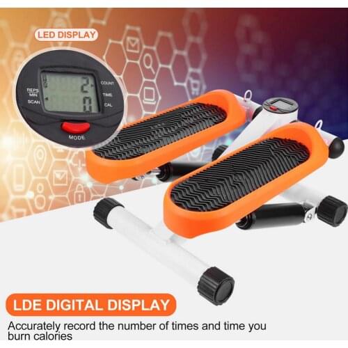 New Mini Hydraumatic Stepper with Digital Display Home Pedal Machine Running Weight Loss Butt Lift Exercise Fitness Equipment