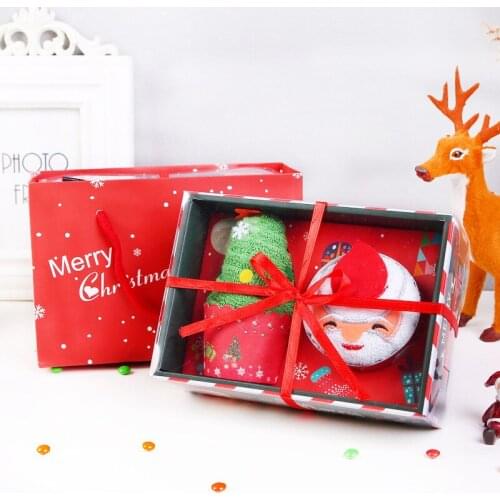 Christmas gift tree for the elderly creative towel gift box Christmas Eve apple small gift ornaments event gifts practical