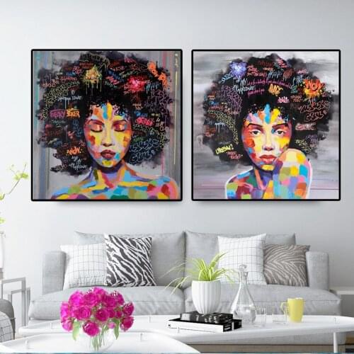 Modern Abstract Watercolour Portrait Girl Canvas Painting Wall Pictures And Prints for Living Room Decora Picture Poster Plakat