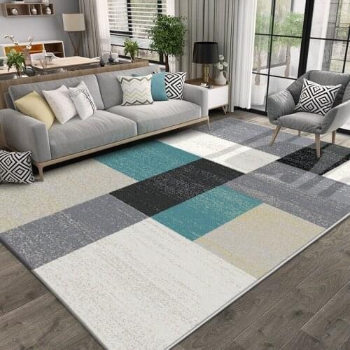 Modern Carpets For Living Room Home Decor Nordic Style Carpet Bedroom Sofa Tea Table Rug Polypropylene Thick Carpet Floor Study