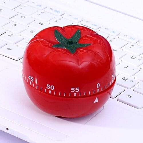 Tomato Shaped Kitchen Timer Mechanical Game Down Counter Kitchen Gadget Clock Cooking Tool cocina gadget conjuntos Dropshipping