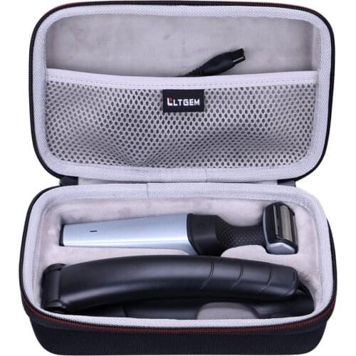 LTGEM EVA Waterproof Shockproof Hard Case for Philips Norelco Bodygroomer BG5025/49 back body hair shaver trimmer