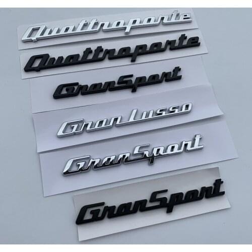 10pcs Random 17 President GTS Gransport ABS car sticker car badge emblem car Rear Label Car mark Side mark Body mark Fender mark