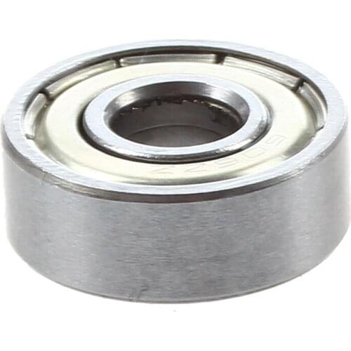 10 Pcs 17mm x 6mm x 6mm Single Row Shielded Deep Groove Ball Bearing 606ZZ