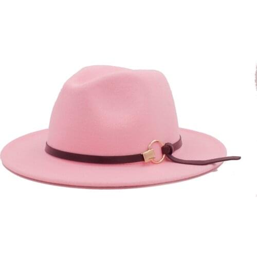 100% Wool Women Men Fedora Hat With Fashion Ribbon For Elegant Lady Winter Autumn Jazz Church Godfather Sombrero Cap Size 56-58
