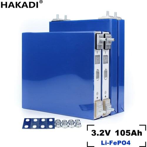 Original Brand New 3.2V 105Ah Rechargeable Lithium Iron Phosphate DIY Lifepo4 12V 24V 48V Battery For Car RV Boat Power Supply
