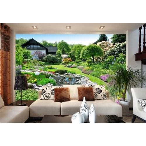 3d customized wall Murals for Living Room 8D landscape mural 5d Wall Murals Fresco Home Decor 3d murals for TV background