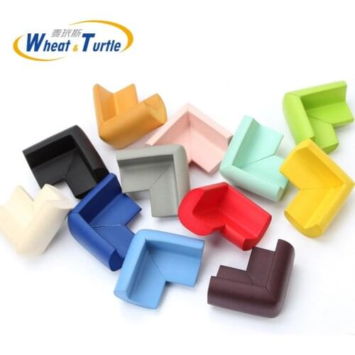 8Pcs/Lot Baby Kids Safety Care Products Environmentally Friendly Soft Super Elastic NBR Thicken Baby Crash Corner Protector