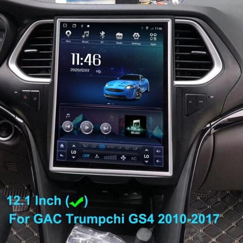 128GB Rom Tesla IPS Screen Car Radio Multimedia Video Player For GAC Trumpchi GS4 2010-2017 Navigation GPS 2din 4G Android 10