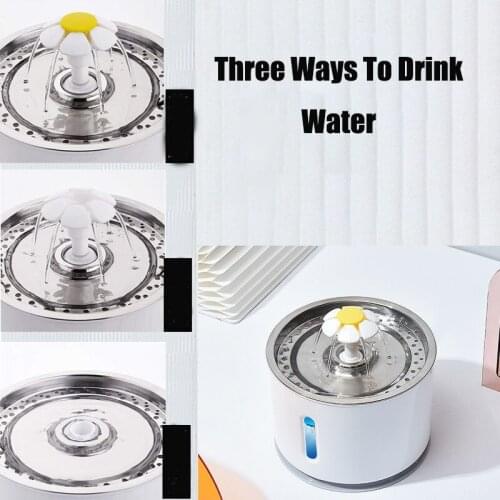 2021 Pet Cat Water Fountain New Dog Drinking Bowls For Cat USB Automatic Water Dispenser Active Carbon Filter Auto Feeder
