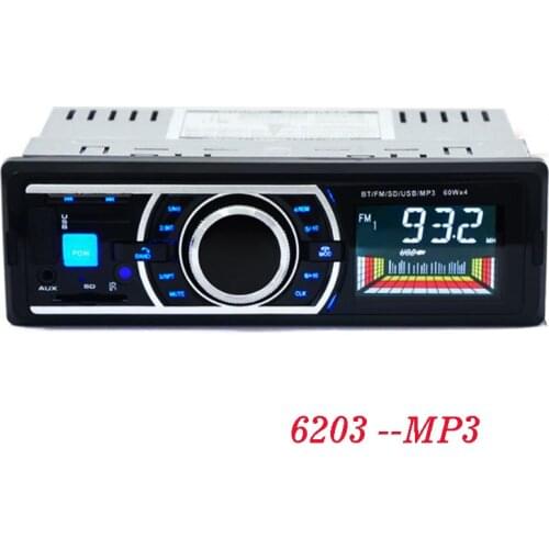 With Remote control Car Mp3 Player Car Radio 1 Din In-Dash Autoradio Auto Radio Support Fm Transmitter USB / SD