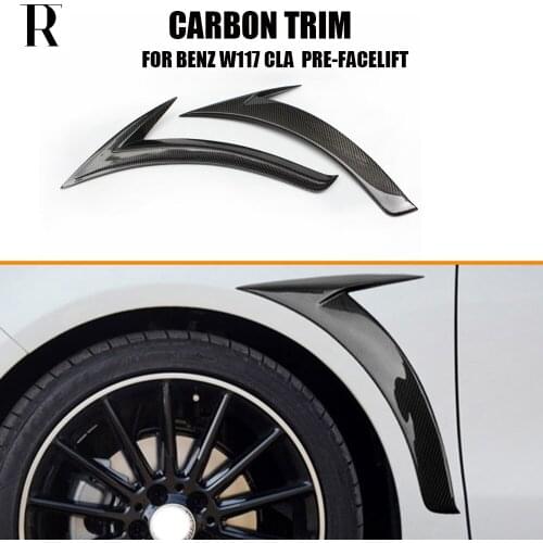 W117 C117 Carbon Fiber Side Bumper Fender Vent for BENZ W117 C117 CLA180 CLA200 CLA250 CLA45 AMG 2014 2015 2016