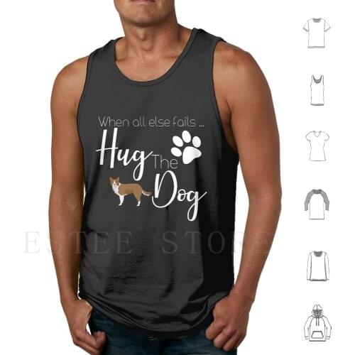 Border Collie Dog I Love My Dog Funny Saying Tank Tops Vest Red Border Collie Brown Border Collie Orange Border Collie