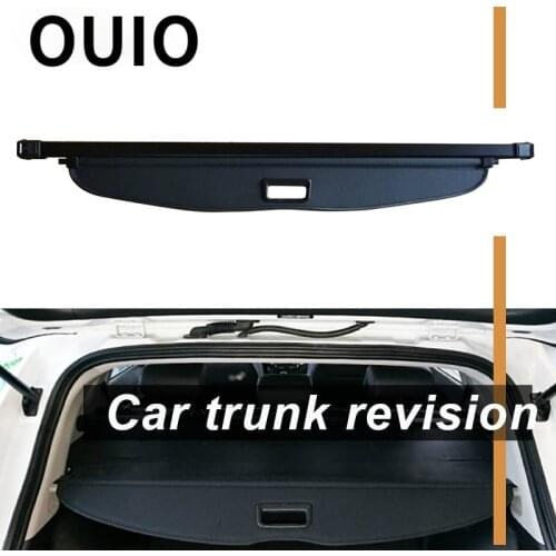 OUIO 1Set Car Rear Trunk Cargo Cover For Subaru XV/Impreza 2014-2018 Car-styling Black Security Shield Shade Auto accessories