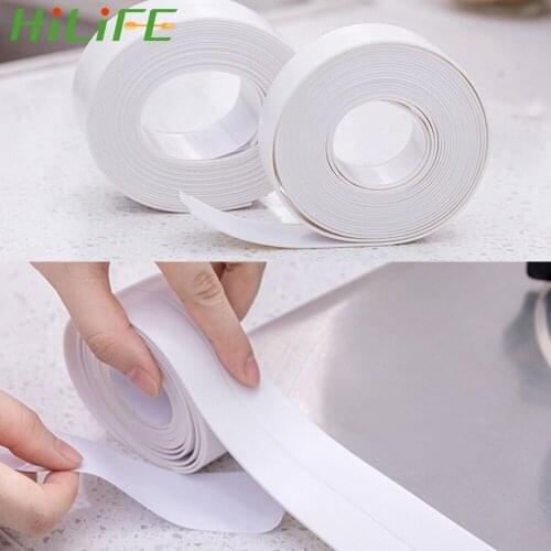HILIFE Adhesive Tile Crack Repair Kitchen Bathroom Wall Sealing Tape PVC Mildew Tape Waterproof