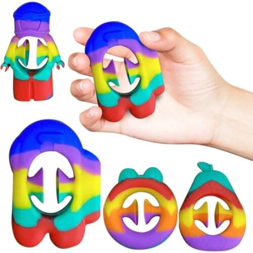 Snappers Finger Sensory Fidget Toy Popper Noise Maker Grab/Snap Hand sniper antistress simple dimpl Squeeze Toys Adult Child