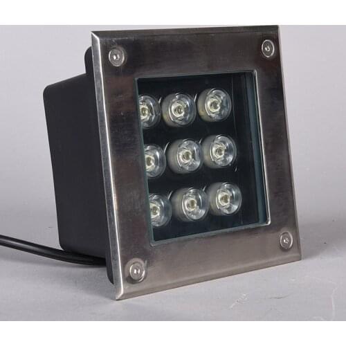 IP65 Waterproof Square 4W AC85-265V DC12V LED Outdoor Ground Garden Path Floor Underground Buried Yard Lamp Spot Landscape Light