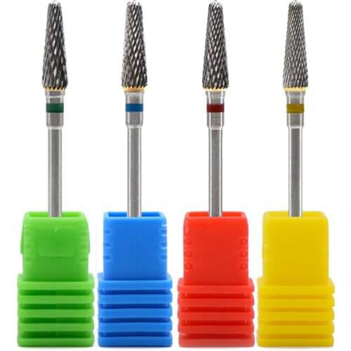 Carbide Nail Drill Bit Rotary Burr Mill Cutter For Electric Manicure Machines Pedicure Files Salon Tools