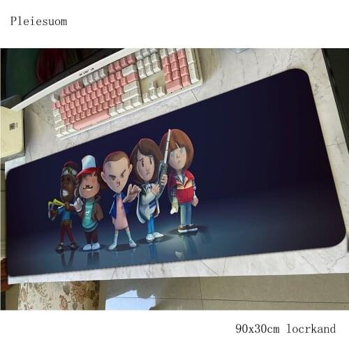 Stranger things mousepad 900x300x4mm Popular Computer mouse mat gamer gamepad pc home gaming mousemat desk pad office padmouse