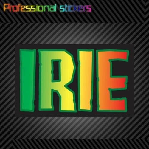 Irie Sticker Die Cut Vinyl Cannabis Marijuana Strains Blazing High Baked Stoned Stickers for Car, RV, Laptops, Motorcycles