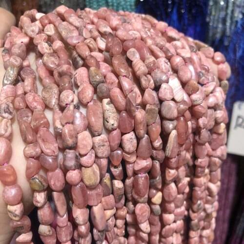 Natural Stone Irregular Shape Argentina Dialogite Loose beads Fit Jewelry making DIY Necklace Bracelet Accessories Size 8x10mm