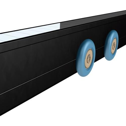 Luxury product Automatic door magnetic levitation system with APP blue tooth debugging easy to install hanging rollers and rail