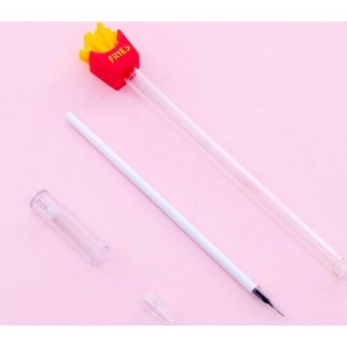 Creative Classic Fast Food Burger Beverage Styling Gel Pen Black 0.5mm Student Creative Pen Wholesale