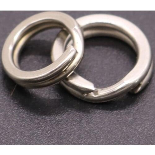 CASTFUN Diameter from6.2 to14.3mm Split Ring Loop Stainless Steel Fishing Tool Lures Accessories Fishing Tackle
