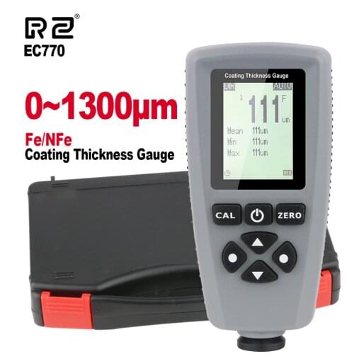RZ Thickness Gauge For Cars Paint Auto Digital Film Thickness Gauge Metal Coating Autolaktest Thickness Gauge